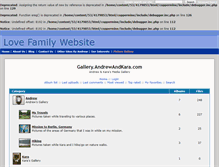 Tablet Screenshot of gallery.andrewandkara.com